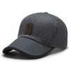 Summer new large mesh baseball cap flip hemming sun hat breathable sun hat trendy men's cap