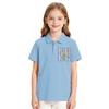 Girls Casual Short Sleeve Print School Uniform T-Shirt for Back To School and Everyday Wear