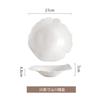 Mountain And River Hat Plates, Pebble Small-Footed Soup Bowls, Pure White Ceramic Straw Hat Plates, French Pasta Plates, Western Soup Plates, Tablewar