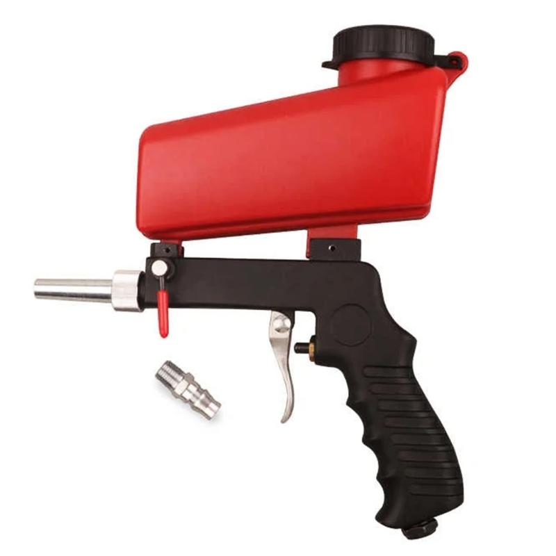 High Performances Gravities Feed Sandblasters Compact Sandblasting Easy to Use Tool for rusts Removal & Paint Stripping