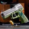 Cross-Border Children's Mechanical Model Pistol Toy: One-Key Ejection & Blowback