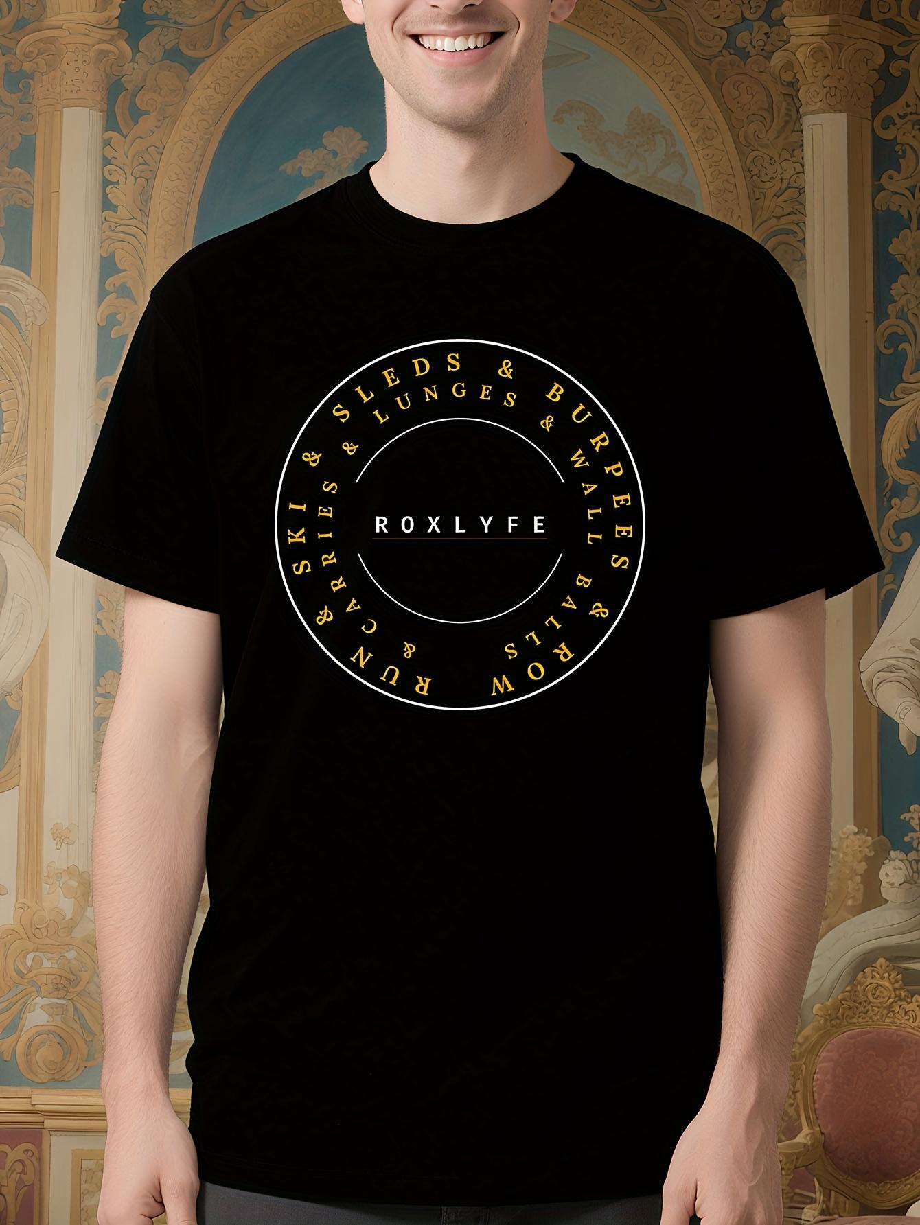 Heavyweight Gym Tshirt - Black Workout Shirt with Golden ... XXL