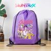 Huntress Girls Cosplay Drawstring Backpack Lightweight Polyester String Bag for Marathon Sports Events Gym Travel