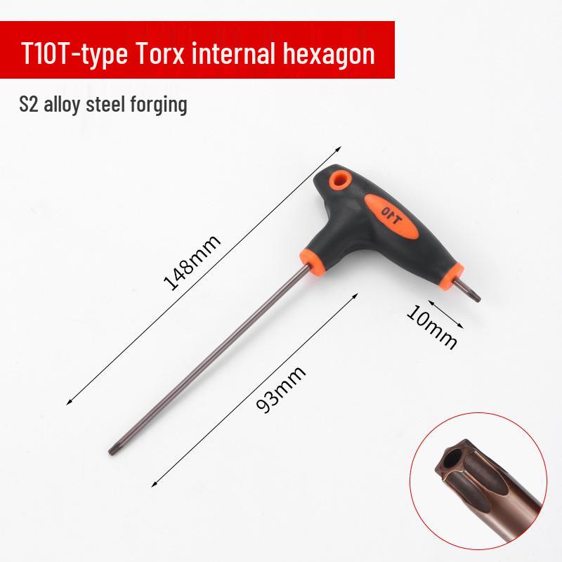 

Набір шестигранних ключів Torx Т-подібних з отвором - Зірчасті викрутки T15, T30, T40