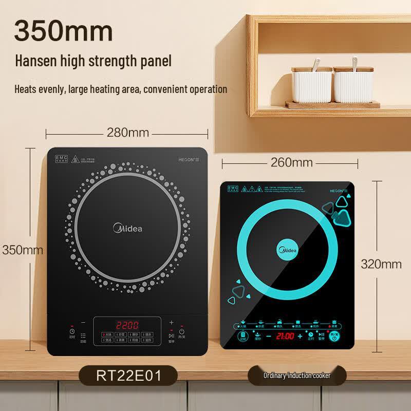 Midea Slim 2200W Induction Cooktop CN Plug (adapter Included)