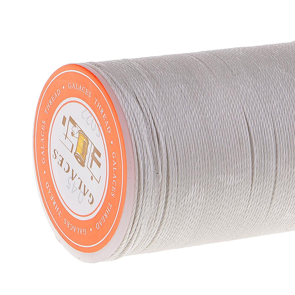 Gewachste Polyesterkordel Runde Nähgarn für Handgefertigte Ledertaschen Perlenzubehör und DIY-Projekte