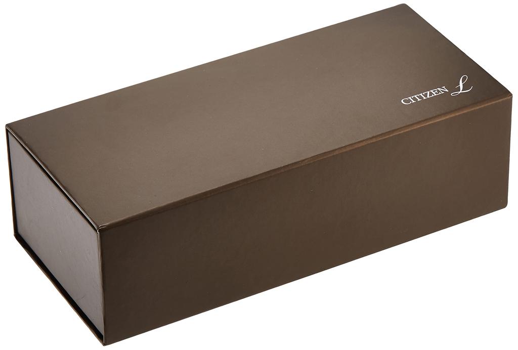 Citizen White Analog Business Solar Watch Ships Overseas Eco-Drive EM0553-85A Women's