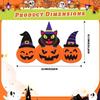 Pumpkin Shape Halloween Welcome Sign Wooden Pumpkin Porch Sign  Front Door Decor