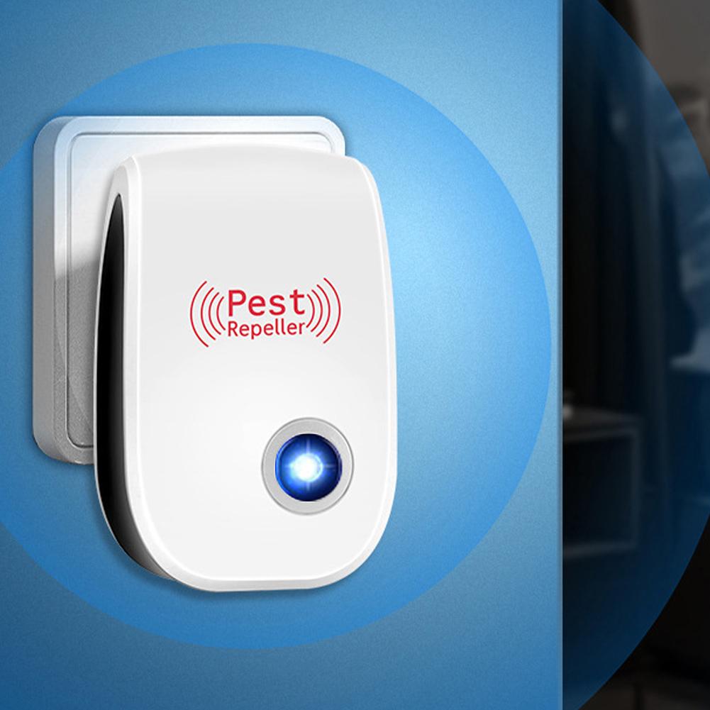 Ultrasonic Pest Repeller Electronic Repellent Plug-in Repellent Device for Mice Cockroach Spider Ant Mosquito Bug Insect
