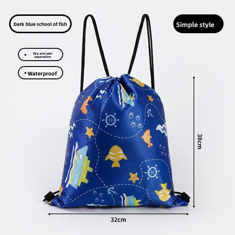 Kids Swim Bag With Dry Wet Separation Waterproof Storage For Beach Travel And Sports Use
