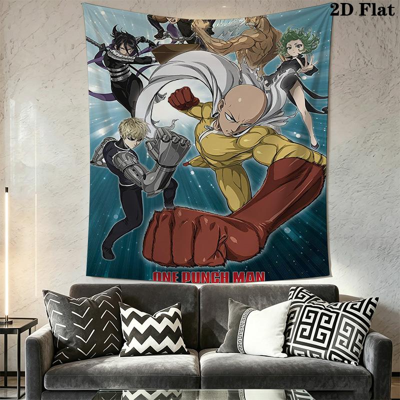 One-Punch Man Pattern Home Decor Tapestry, Wall Hanging, Decorative RV Wall Cloth.MGT0918592