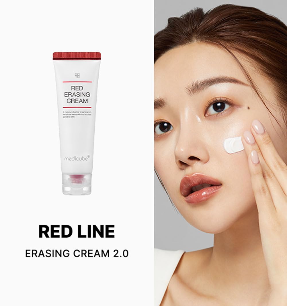 

Medicube Red Erasing Cream 2.0, Увлажняющий, Корейская косметика, Kbeauty, пробник