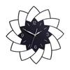 12Inches Accurate Creative Quiet Indoor Wall Clock Flower Shaped Decorative Clocks for Living Room Ornament Acrylic Wall Clock