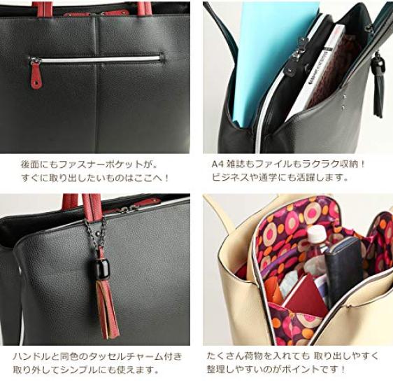 Pragma A4 Tragetasche Aktentasche mit Quastenanhänger (Senf)