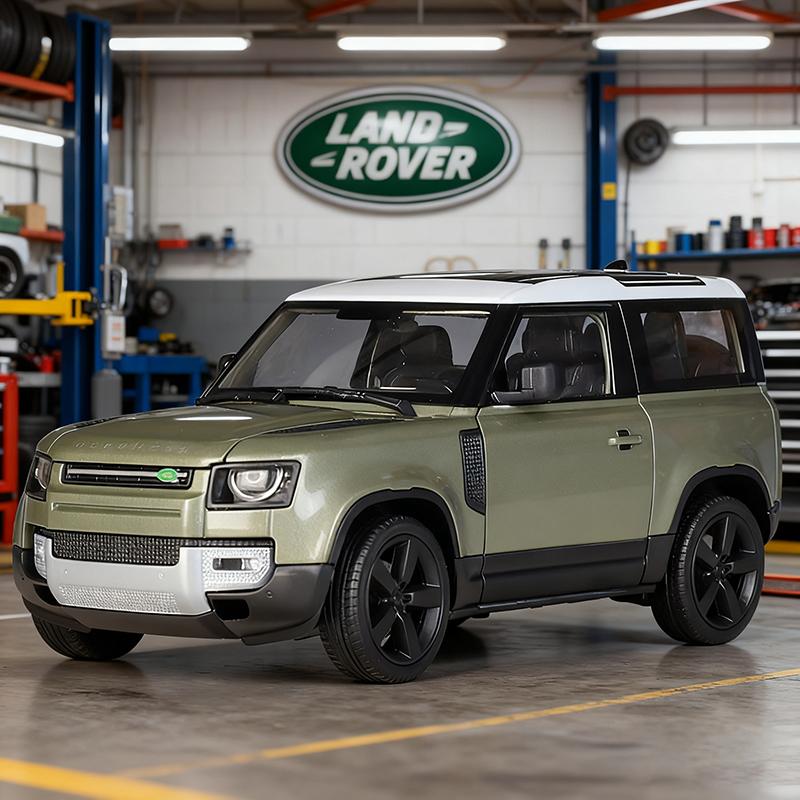WELLY 1/26 Land Rover Defender 2020 Alloy Car Diecasts & Toy Vehicles Car Model Miniature Scale Model Car Toy for Children