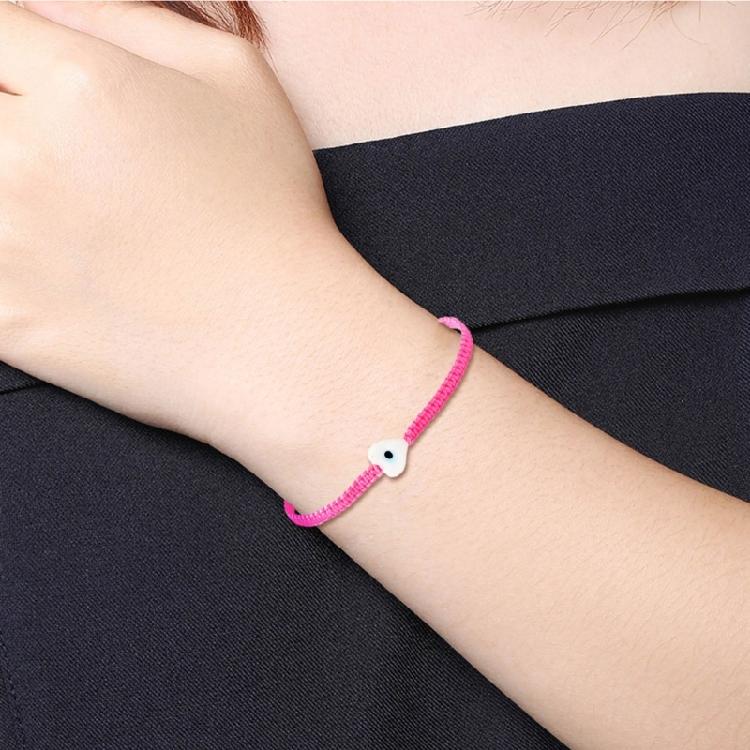 Elegant Braided String Wristband With Spiritual Eye Symbol Versatile Layering Jewelry for Everyday Outfits