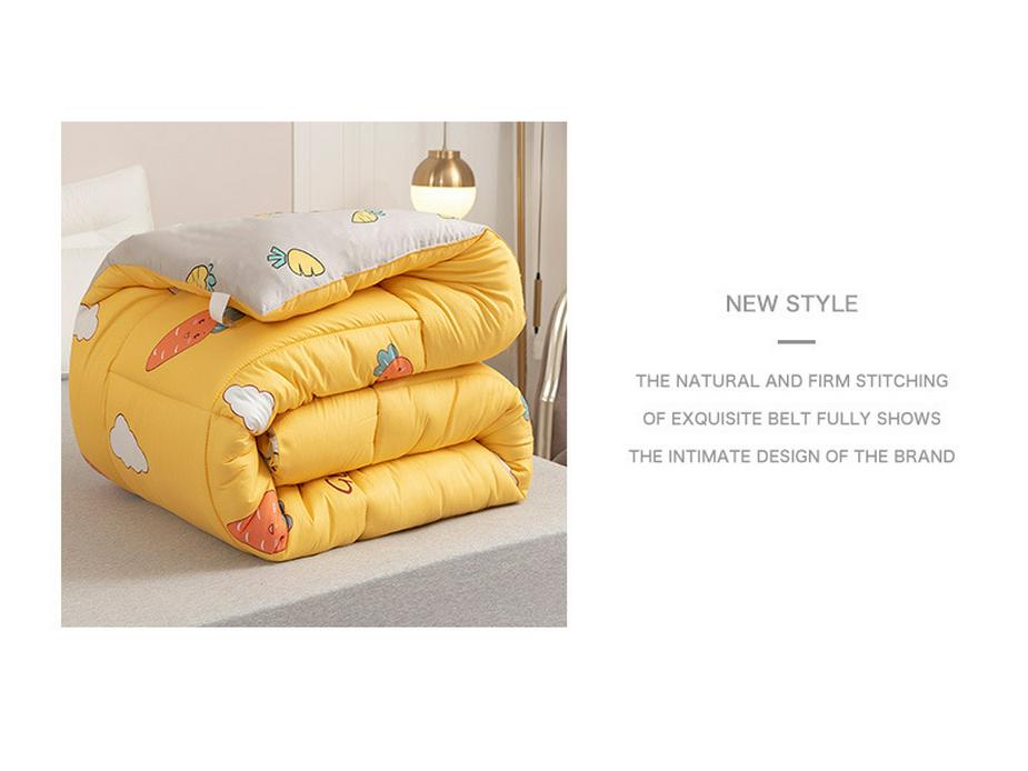 All-Season Machine Washable Cotton Quilt for Dorms: Perfect for Spring, Autumn, and Winter In Twin or Double Sizes