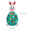 Children's Easter Felt Craft Sets Sewing Kits,Felt Sewing,Beginners Sewing Package Creative,Craft Set Made of Felt,Easter Eggs Easter Bunny