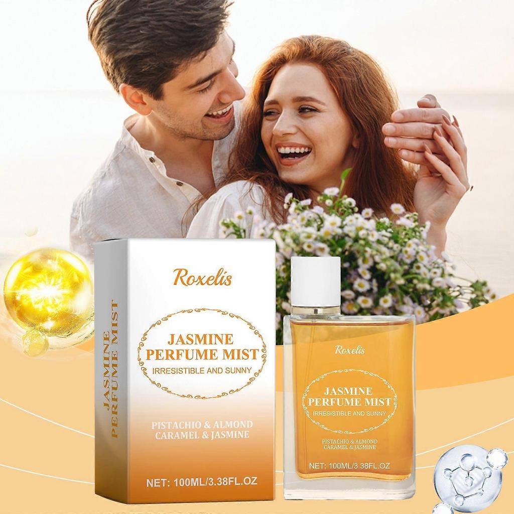 Eau De Toilette, Brazilian Perfume for Women, Fresh, Natural, Long-Lasting Jasmine, Woody Floral Scent, 100ml Less
