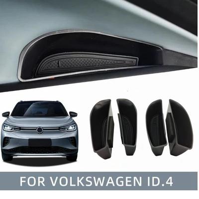 4pcs Car ABS Plastic Interior Door Handle Armrest Storage Box Container Holder Tray Organizer for VW ID.4 ID4 ID 4