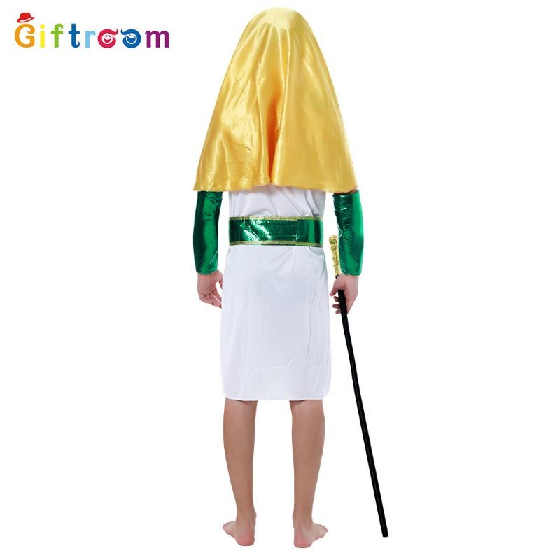 Halloweenská maškaráda Jezerně modré a bílé Faraon Kleopatra Divadelní hra Cosplay kostýmy Show kostýmy