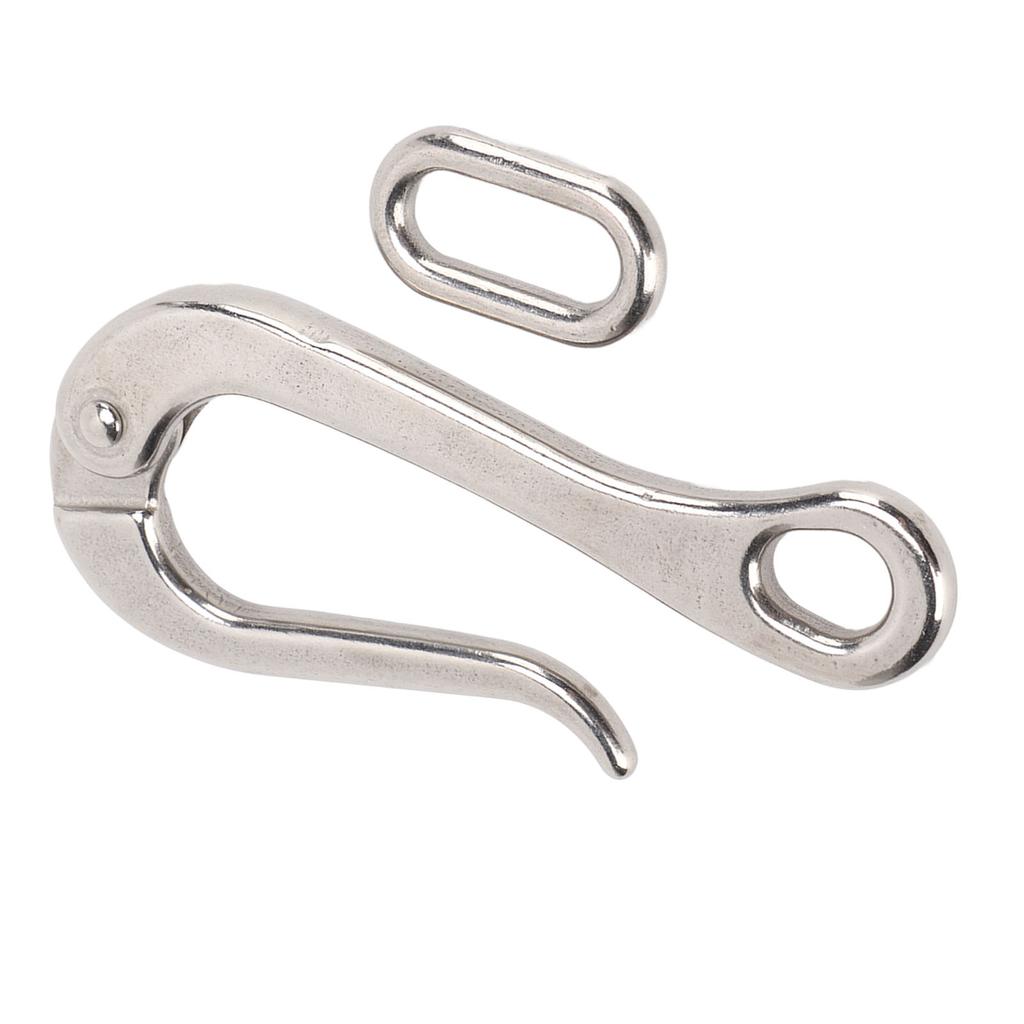 Stainless Steel Yacht Hook and Eye with Quick Release Link Yacht Hook Marine Boat Hardware