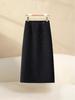 Luxe Black Sequin Midi Skirt - 2026 Spring Collection: Elegant, Slimming, Versatile, Hip-Hugging Straight Cut for Women