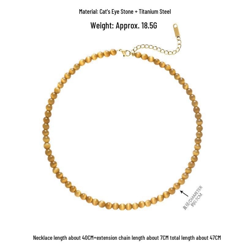 

Colorful Dopamine Beaded Clavicle Necklace: Fresh, Fashionable, Versatile Sweet Girl Style