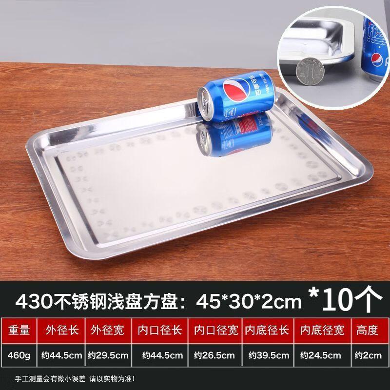 Rectangular Stainless Steel Deep Serving Tray