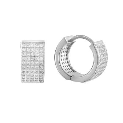 Silver Earrings with Cubic Zirkonia (2081388)