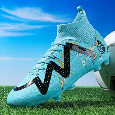 Men Soccer Shoes Kids Football Boots Women Professional Soccer Cleats Antiskid Chaussure Football TF/FG Outdoor Football Shoes