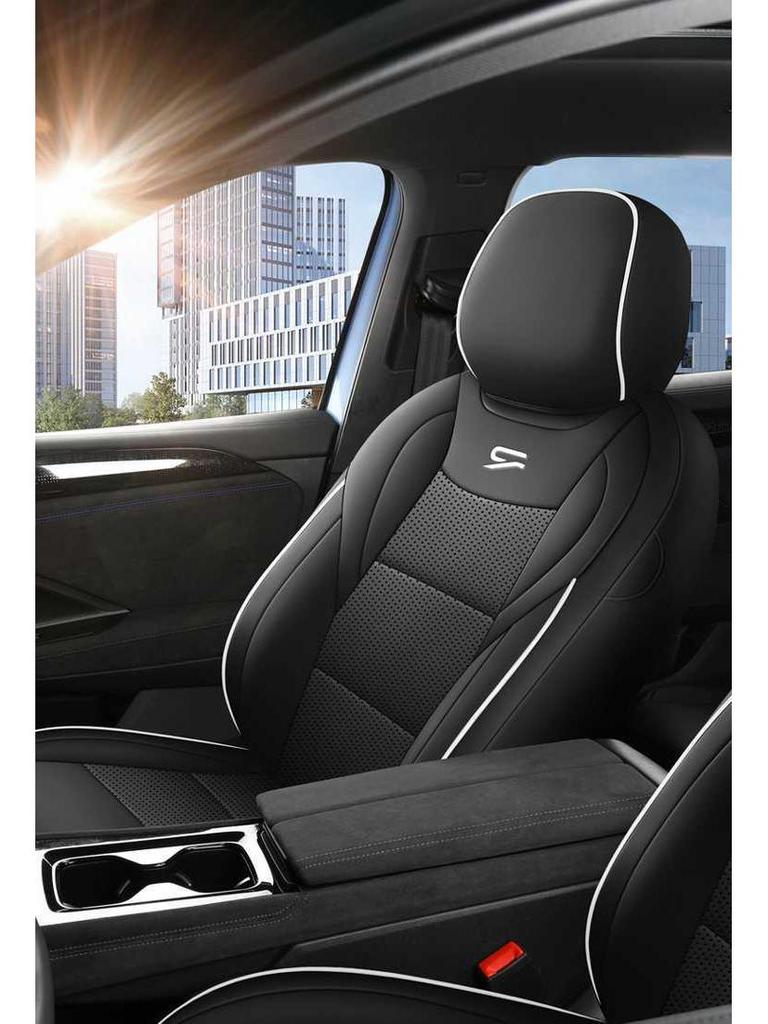 Universal Perforated Leather Car Seat Cushions for Haval H6L, All-Season, Full Surround, Fits 26 Models