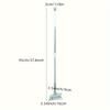 1pc Long Handle Floor Scrub Brush - Stiff Bristles, Detachable, 37.4" Length for Shower, Bathroom, Kitchen, Balcony, and Wall Cleaning