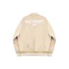 WE11DONE FW22 Baseball Jacket Unisex Ecru WD-JP3-22-030-U-BG