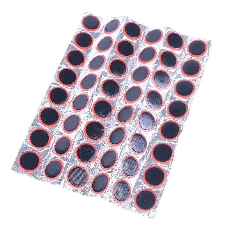 

48pcs Tire Patch Rubber Bike Tyre Repair Pad Portable Tire Inner Tube Pad Bicycle Repair Accessory