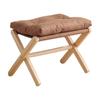 Small Footstool Leisure Stool Shoe Changing Stool Wooden Legs Foot Rest Kids
