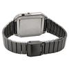CASIO Vintage Series 8-Digit Calculator Digital Watch CA-500WEGG-1B Unisex Metal Band Dark Gray Metallic