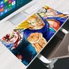 Dragon Ball Z Mouse Pad DBZ Lockedge Big Gaming Accessories Computer Gamer Keyboard Mouse Mat Desk NonSlip Mousepad For Gift