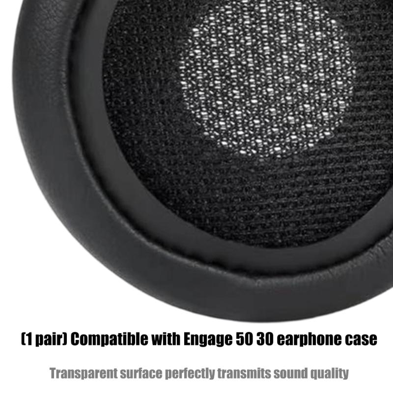 Durability Ear Cushions Easy Installation Excellent Noise reductions Earpads for Engage50/30 for Enhances Audios Experience