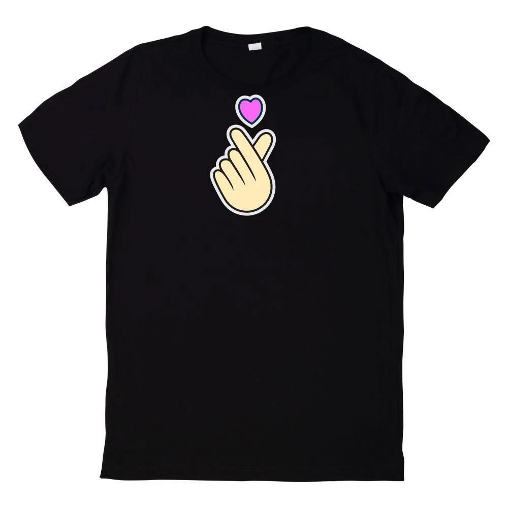 T-Shirt Koreanisches Fingerherz K Pop Herz Handzeichen XXXL