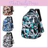 Large Backpack Printed Capacity Wear Resistant Student Schoolbag