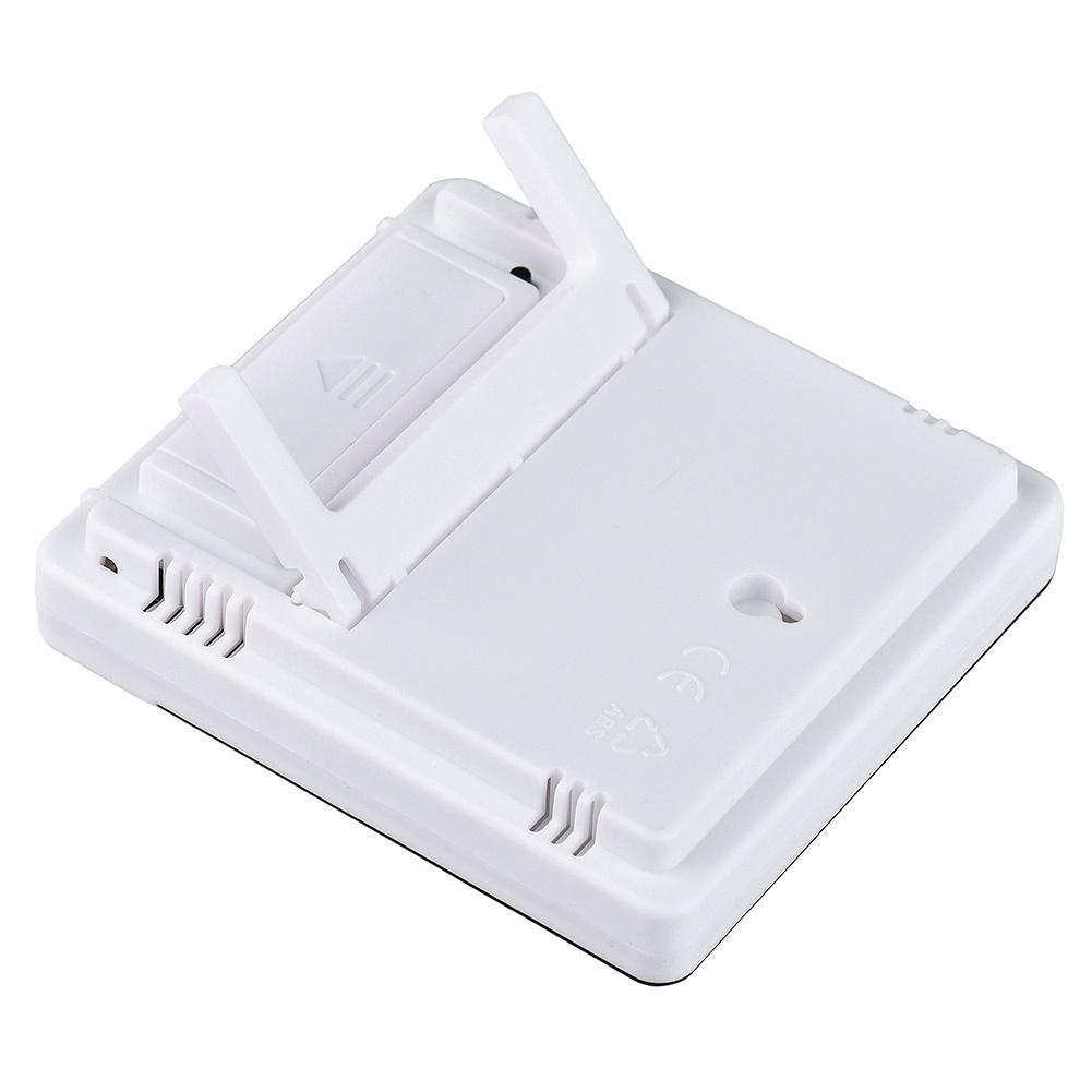 HTC-1 Multifunction Digital Thermometer Humidity Gauge Clock with Big Screen Room Digital