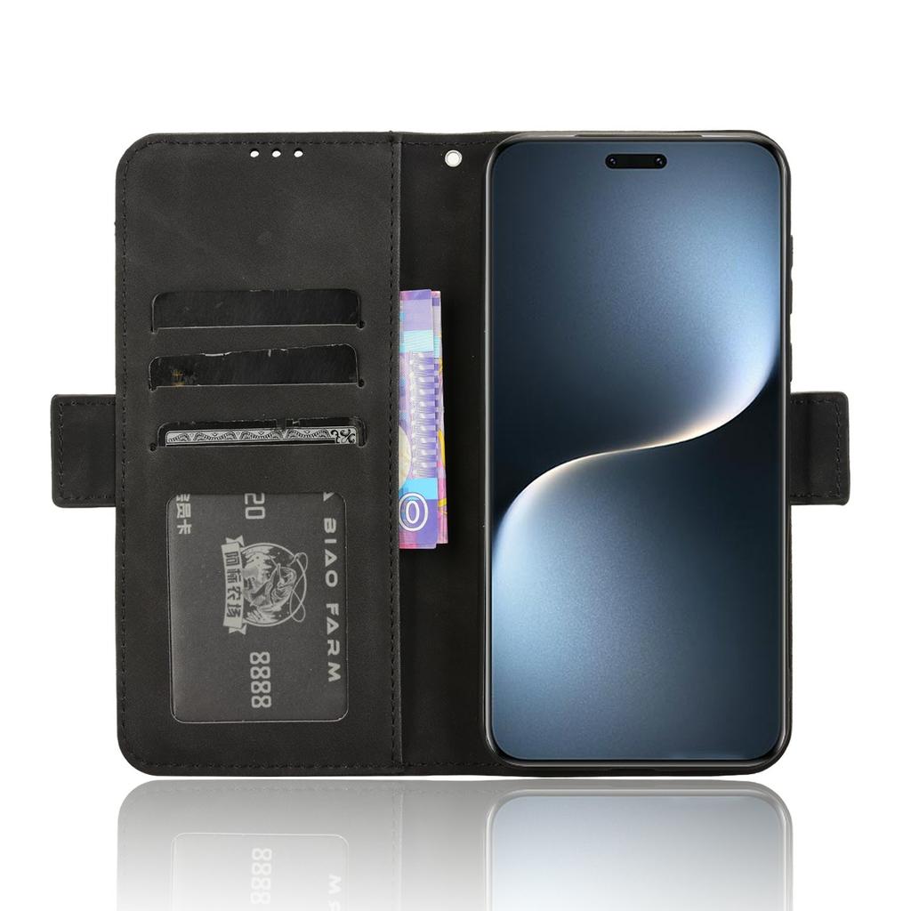 For Honor Magic7 Pro 5G Leather Case Phone Wallet Cover with Multiple Card Slots