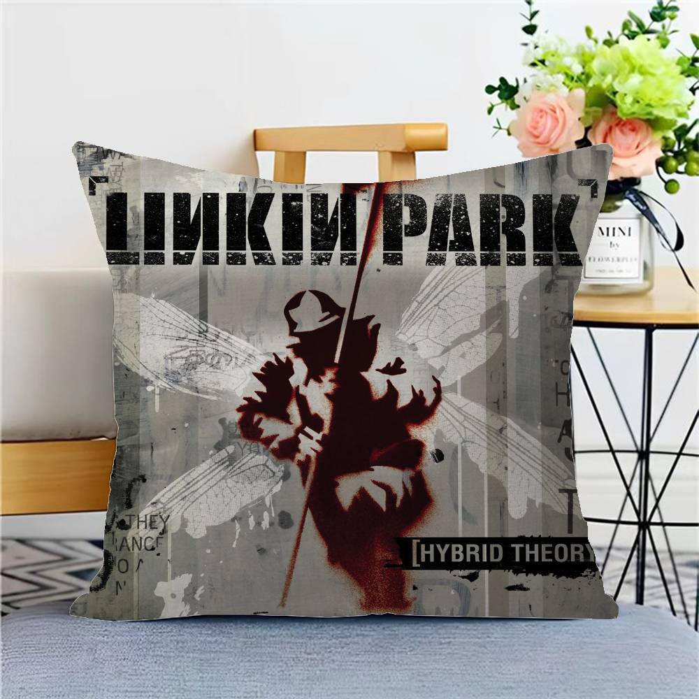 L-Linkin Hot Band Park Maple Design Cushion Cover Happy Autumn Harvest decor Holiday Decorati Pillow Cover