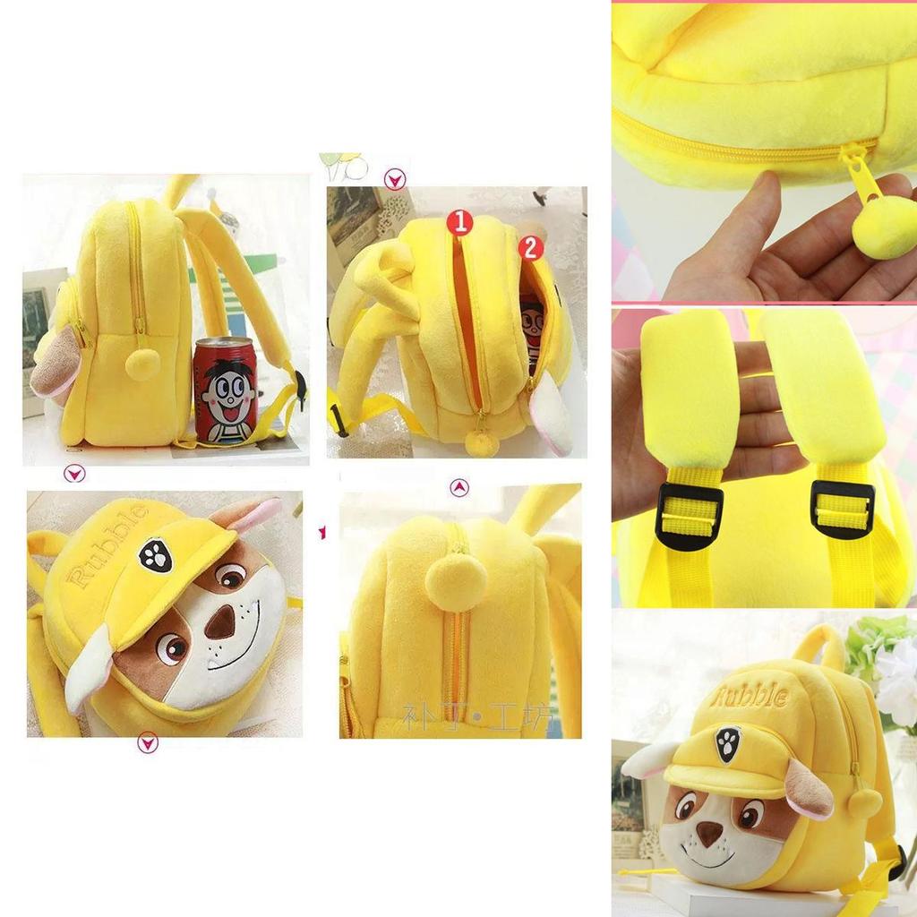 Paw Patrol Plush Backpack Soft Shoulder Bag For Kids Children Schoolbag Gift