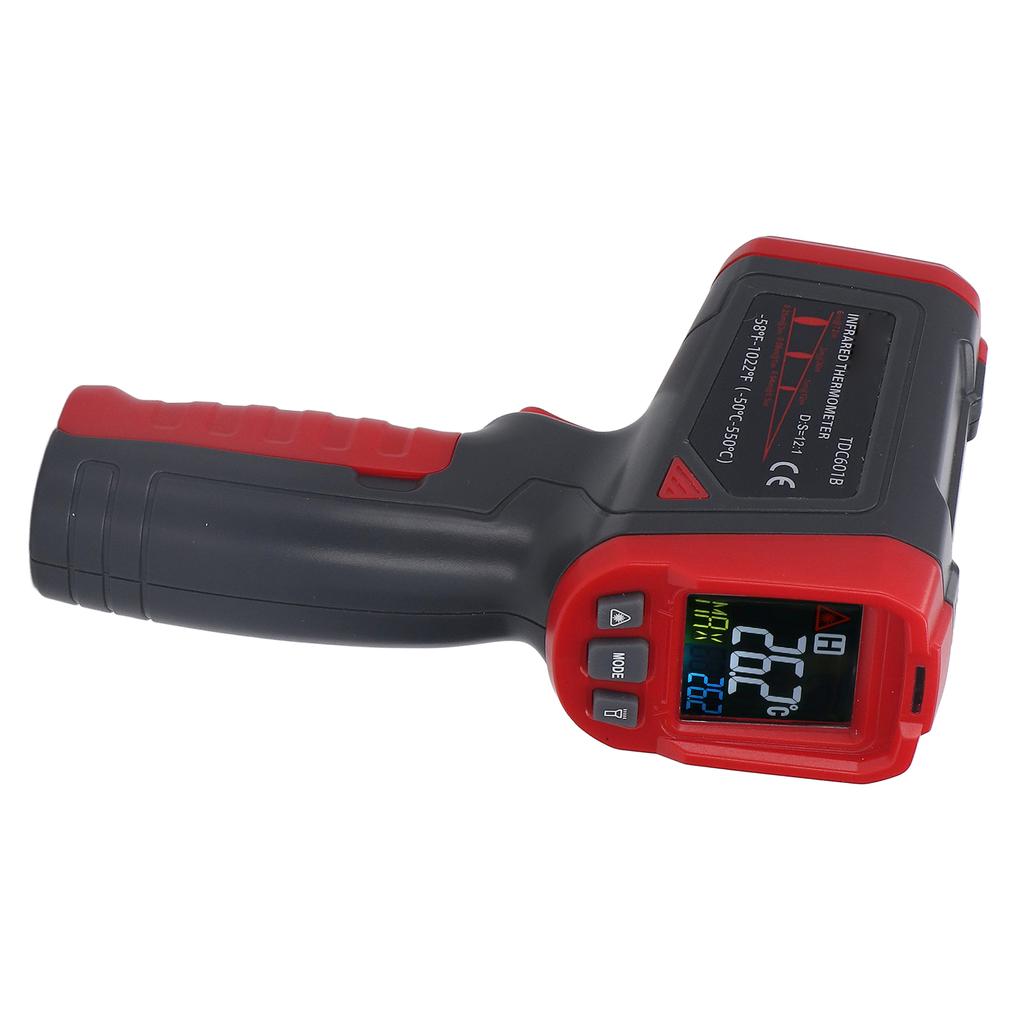 Termometru Infraroșu Portabil de Înaltă Precizie cu Ecran Color, Tester de Temperatură pentru Obiecte Industriale