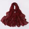 Ethnic Style Shiny Diamond Chiffon Scarf For Women All Season