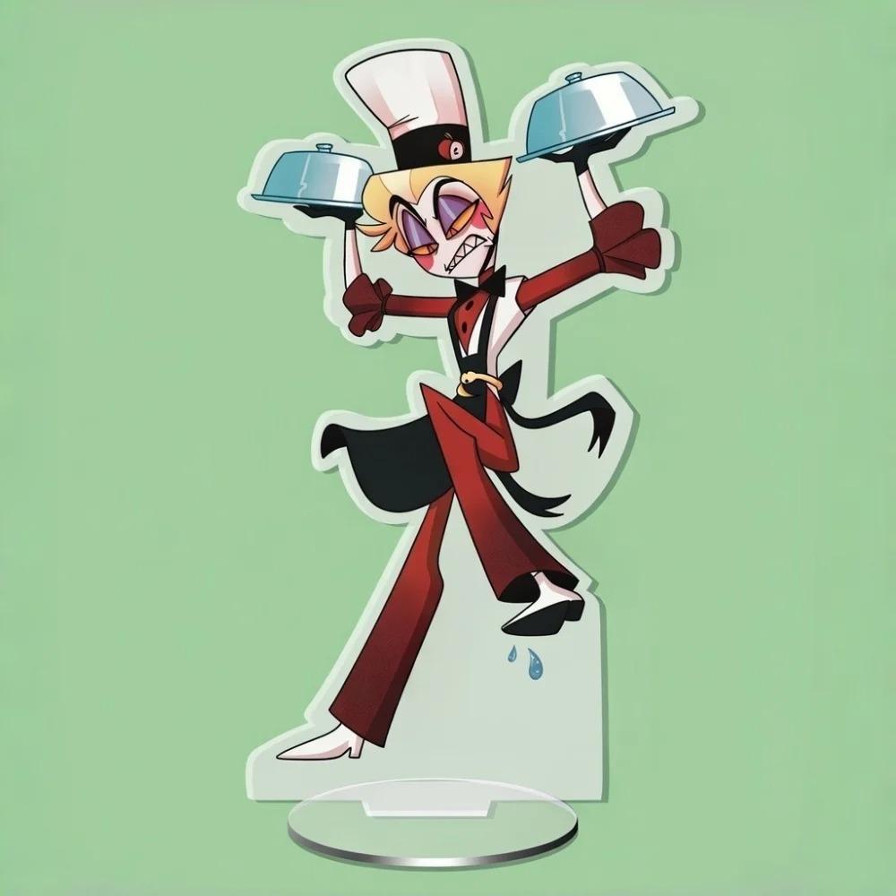 15cm Acrylic Stand For Hazbin  Charlie Morningstar Vaggie Alastor Lucifer Morningstar Peripheral Cute Desktop Ornament Gift