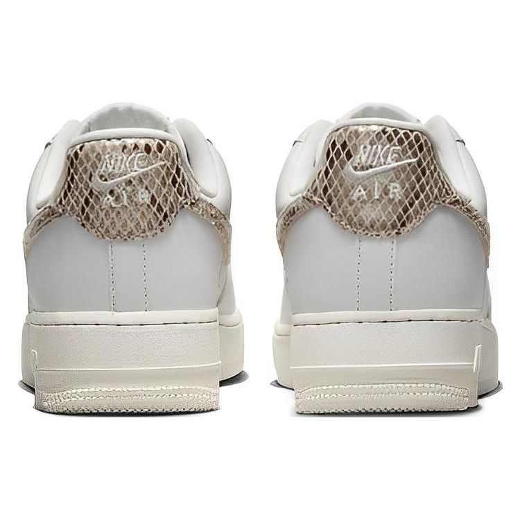 Nike Air Force 1 07 Phantom Ivory Snakeskin Women Sneakers Cream Light-Iron-Ore DD8959-002