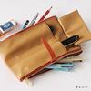 CCOMPANY LIMITED Lupo 2 Second Genuine Leather Italian Leather Pencil Case (Orange)